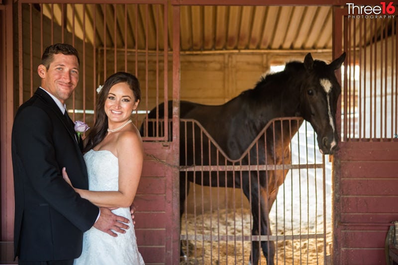 horse barn wedding